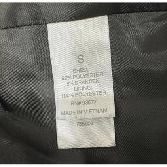 NWT Bisou Bisou Womens Black Blazer Open Ruffle Front Lapel Sz Small - Picture 4 of 5